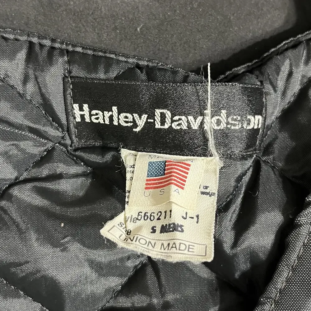 Harley Davidson Snow Pants Mens Small Insulated Bib Overalls Union USA 70s AMG